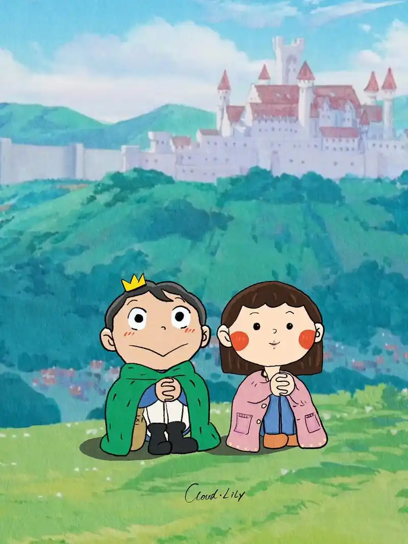 波吉排排坐 #插画 #动漫 #治愈系 #波吉 #国王排名 - 抖音