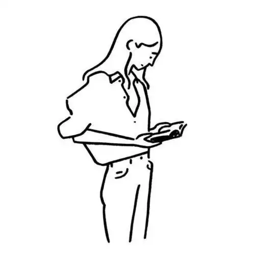 极简手绘ins风极简插画简笔画头像