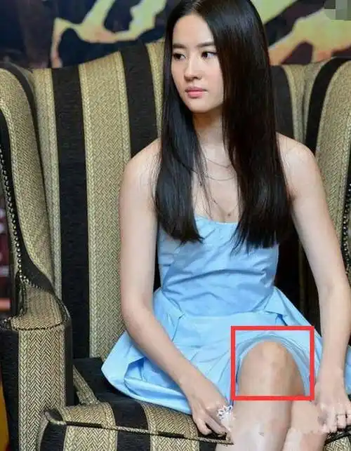 30岁仙女姐姐刘亦菲出席活动,网友:膝盖有情况,最后一张最清晰