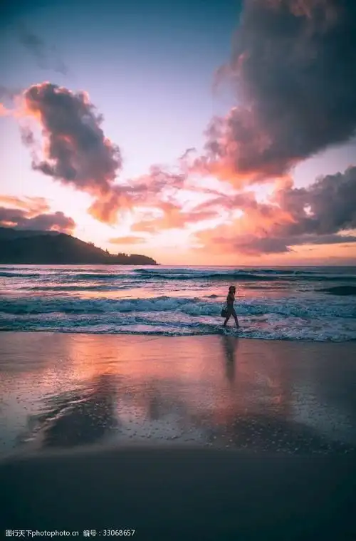 唯美海边意境风景