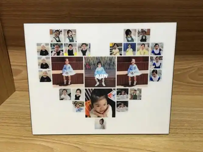 美图秀秀拼图拼成的要是有24张大头贴拼出来会更好看可惜我家大头贴拍