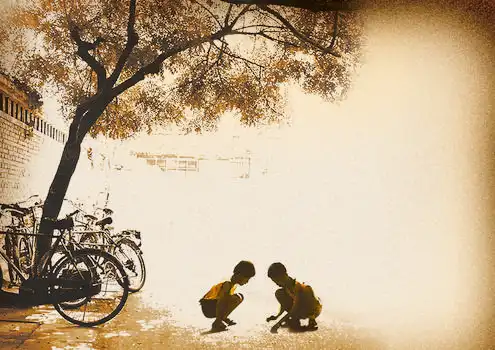 童年回忆文艺背景