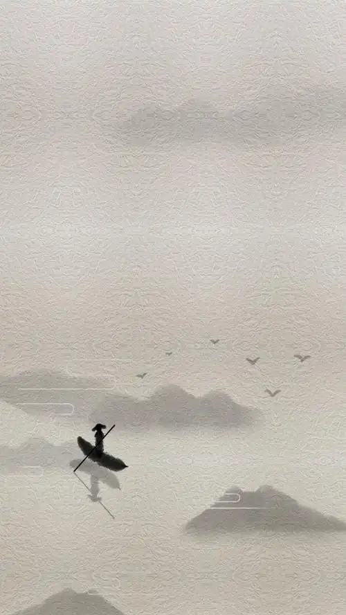 复古中国风清明节ps源文件h5背景素材