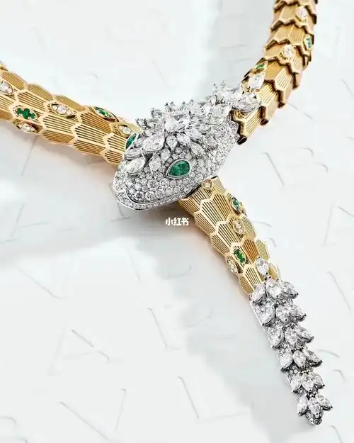 宝格丽灵蛇高珠项链