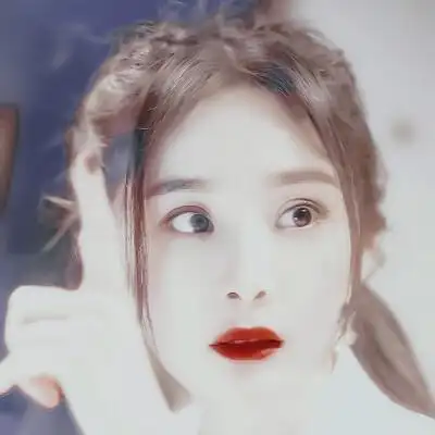 杨幂滤镜头像 拿图点赞