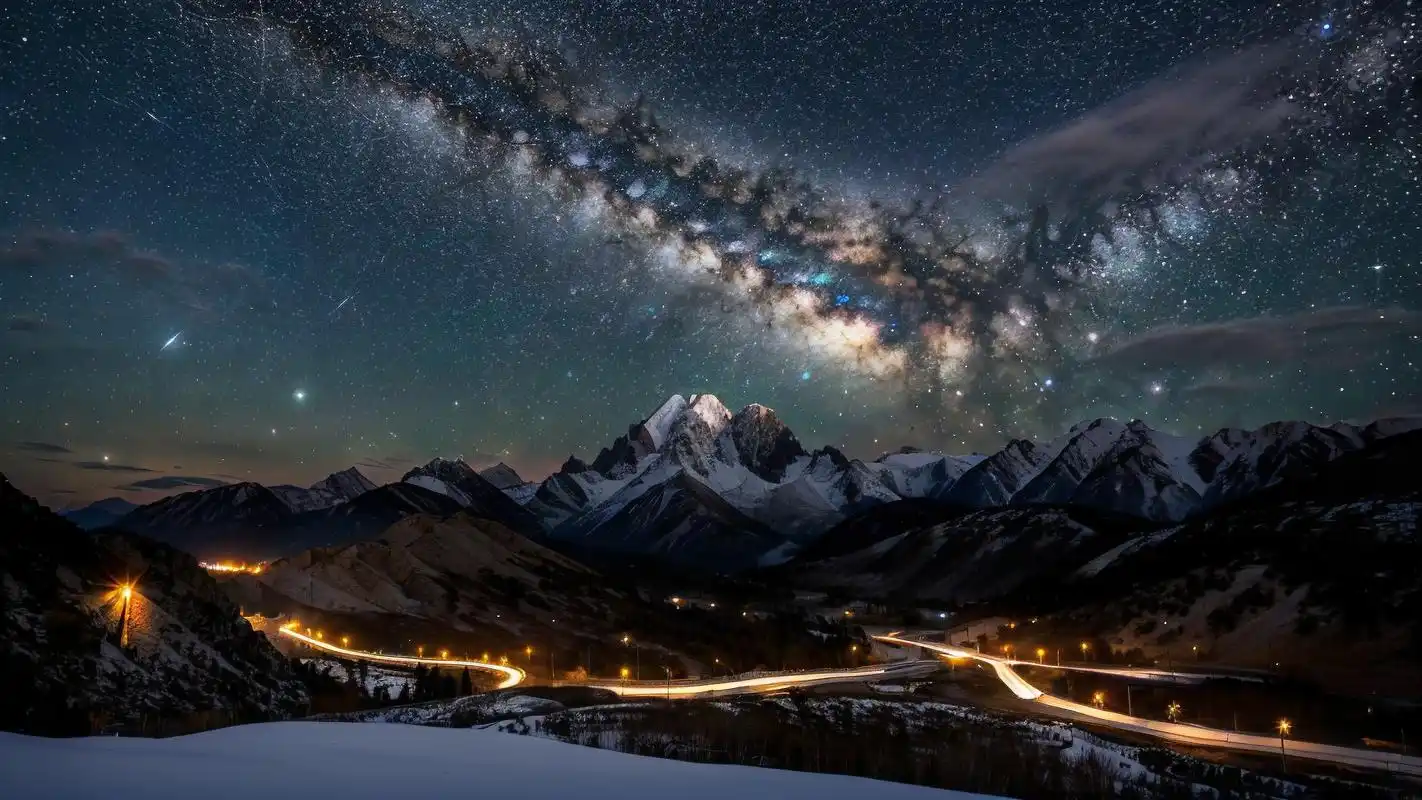 来瞅瞅这些绝美的16:9星空背景图吧!