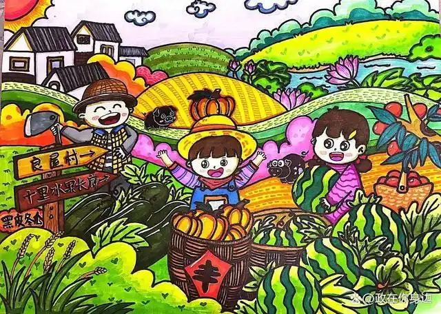 美不胜收!百幅绘画佳作,邀你欣赏佛山乡村丰收美景