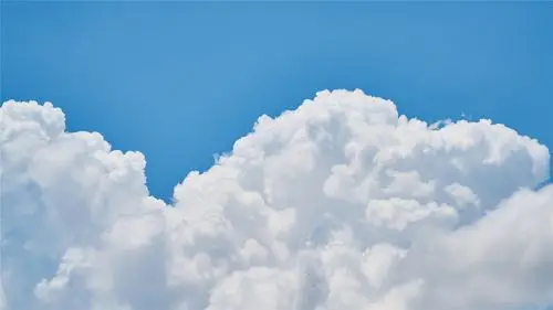 唯美蓝天白云摄影高清桌面壁纸