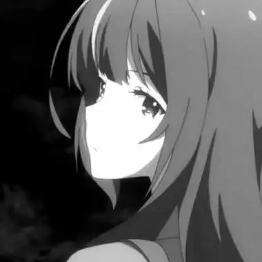 一组二次元黑白高冷女头像