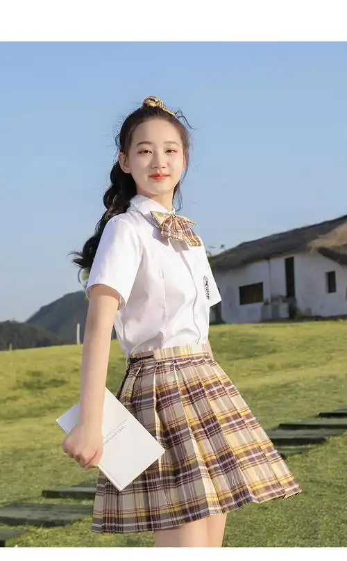 小学生校服夏季女童jk裙正版10小学生12岁女孩夏装女大童夏季学院风