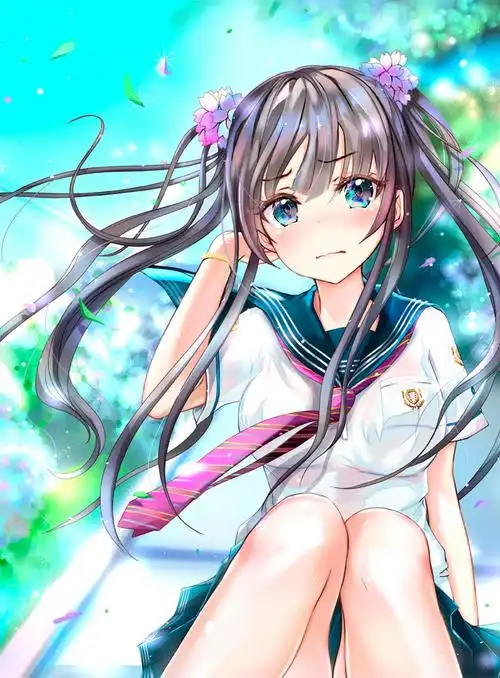 清凉夏日比基尼美少女萝莉动漫图片大全(5)_唯美图片