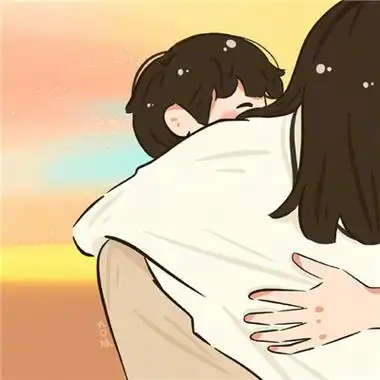 很甜的插画情侣头像一对可爱 二次元超赞的动漫情头合集_卡通头像_美