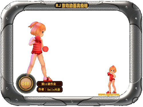 踢腿动画-游戏动画第十期第十四课-cgjoy动画学院 - cgjoy