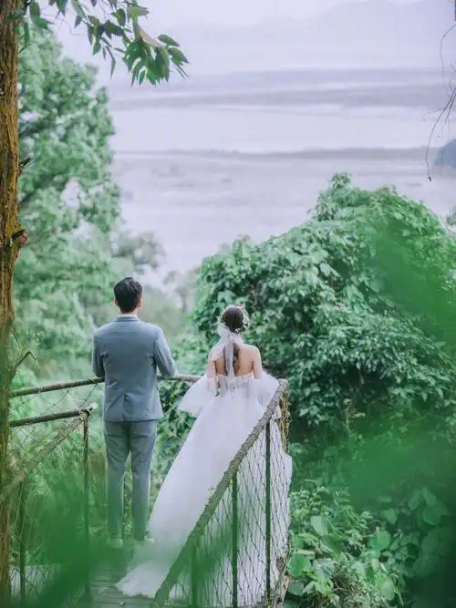 仙女必拍的森系婚纱照100真实客片