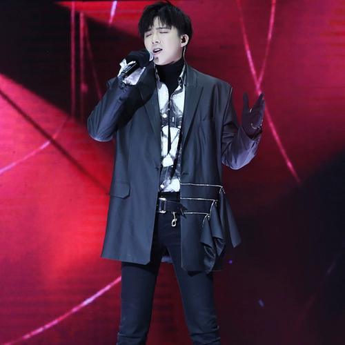 刘宇宁同款团队跳舞演出舞台艺考年会酒会说唱拉链宽松西服tk809