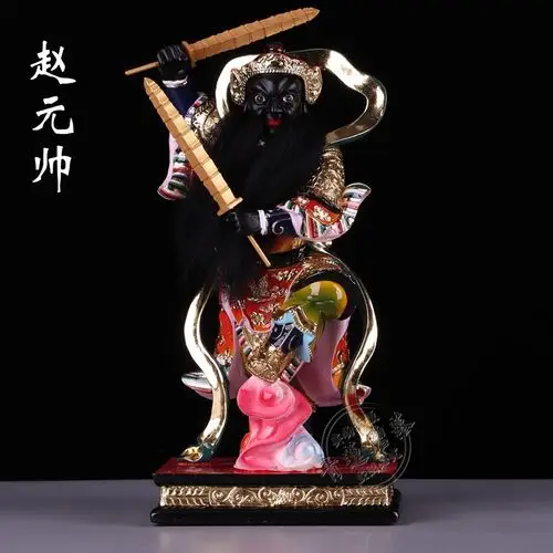 元帅五营神像道教树脂极彩康元帅将军杨戬赵中坛摆件