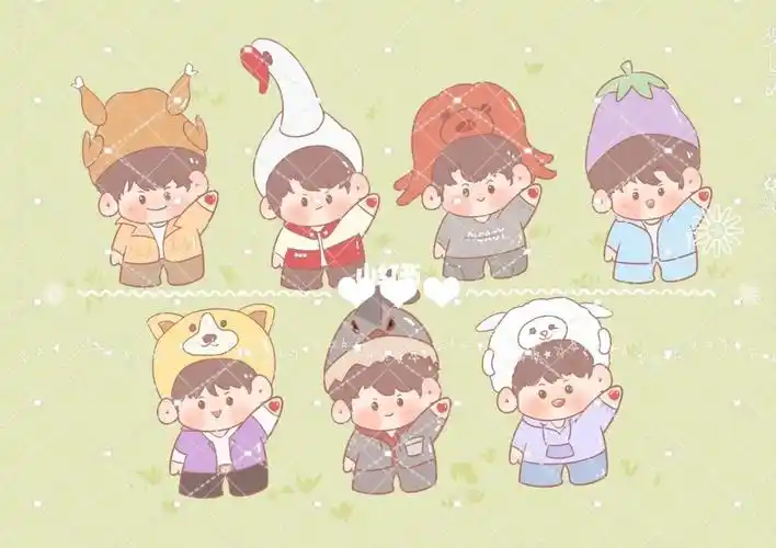 q版稿件炸墩墩时代少年团