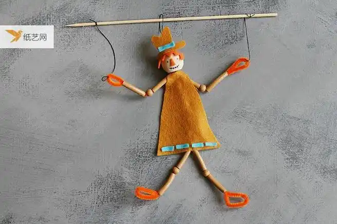 6种详细吸管做的提现木偶教程!很可爱,吸管做成的小玩偶,还能动!