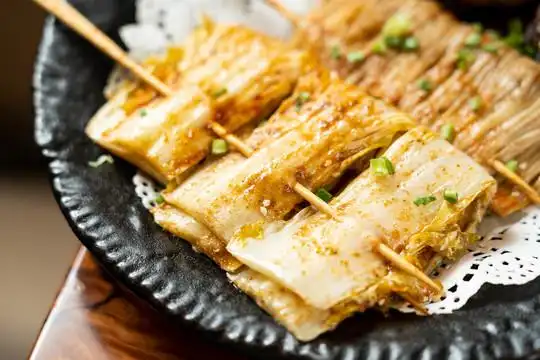 烤娃娃菜摄影图__传统美食_餐饮美食_摄影图库_昵图网nipic.com