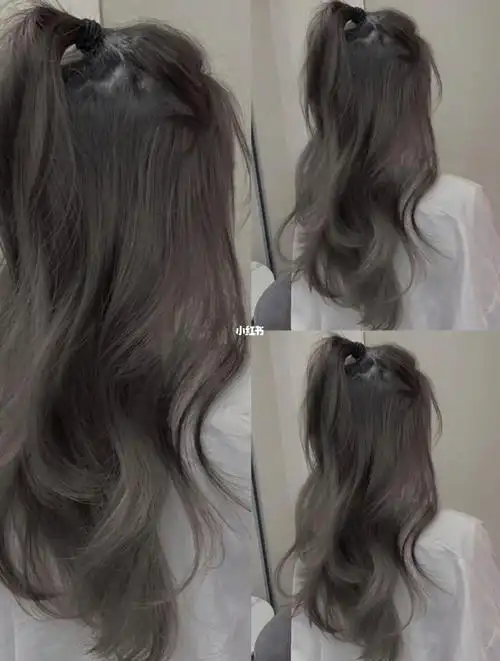 秋冬显白发色越洗越好看的冷青灰棕色