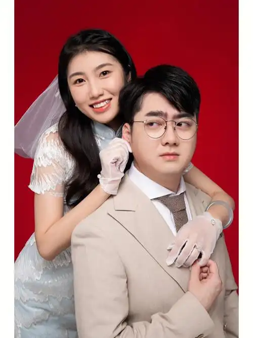 天真蓝结婚证照花絮照