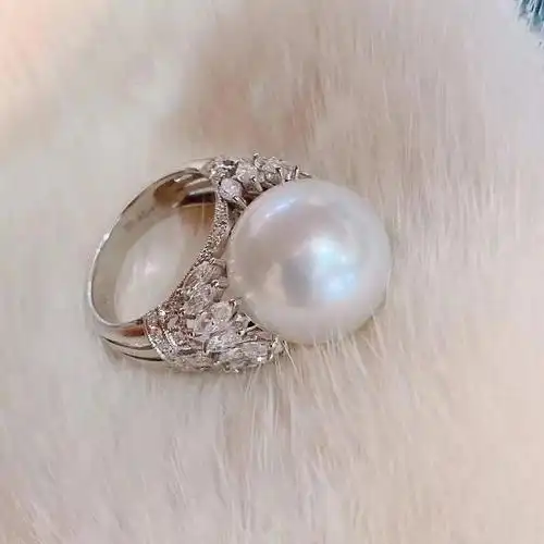 高级珍珠戒指款式图集