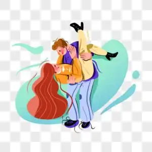 秀恩爱情侣图片