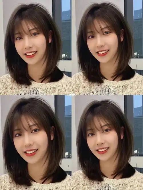 初恋发减龄瘦脸简约高级免打理发型