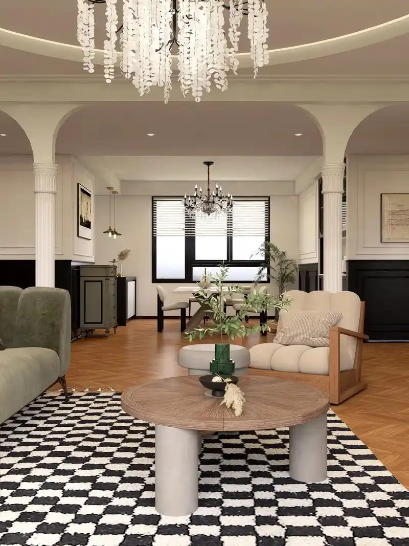 法式复古丨被围观的135㎡古典宫廷风.