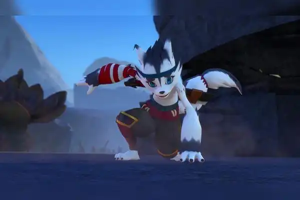 巨兵长城传1小野执意寻找呼救声冰流前来阻拦两人遇恐兽