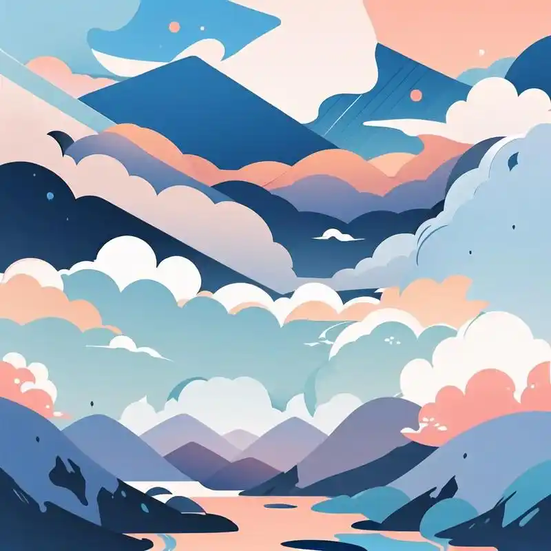 治愈系头像92 今天来分享一组极简扁平插画风格的风景头像,希望这些