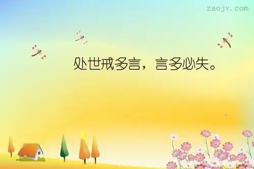 言多必失学会闭嘴是一种修养