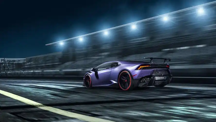 紫色兰博基尼高清电脑壁纸兰博基尼豪华轿车名车酷炫跑车