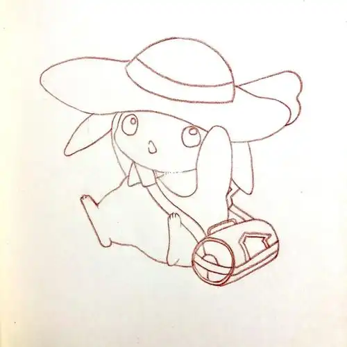"皮卡皮卡~~ 皮卡丘～".#比卡丘  #彩铅