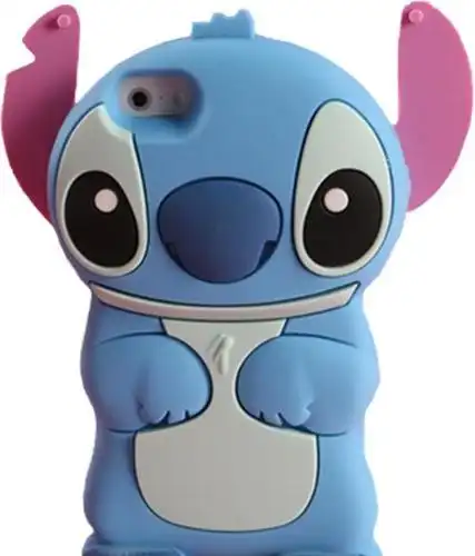 iphone6/6plus手机保护套 史迪仔硅胶套 苹果6手机壳 卡通手机套