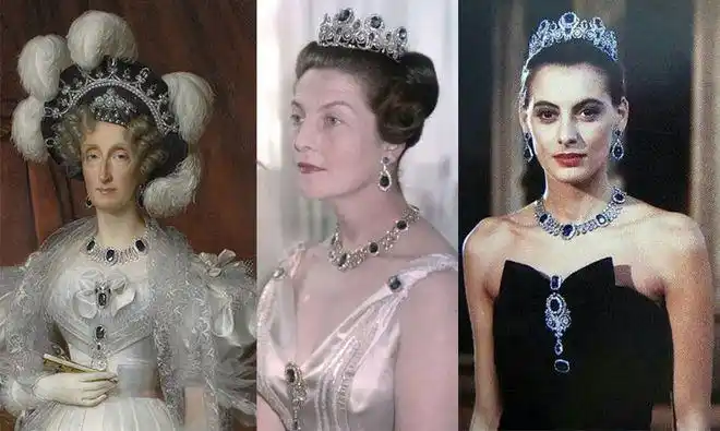 欧洲王室女性头上的那一抹蓝10枚顶级蓝宝石头饰欣赏