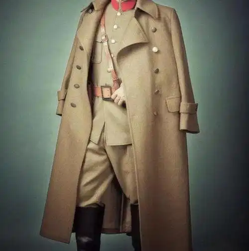 在奉系军阀当中,校官以上职务在冬季都配备呢绒大衣,但由于奉系军队