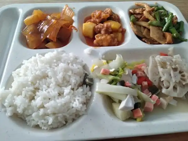 遇见美时做的员工餐