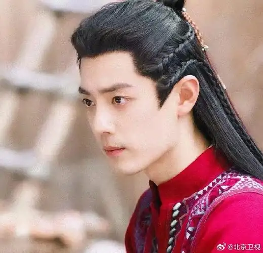 玉骨遥肖战红衣造型太绝了##肖战