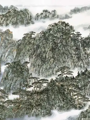 黄山天下无_山水黄山_李小可作品展_李小可在线作品_李小可纪念网站