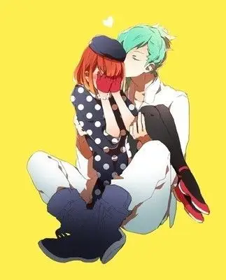 动漫公主与王子亲吻图