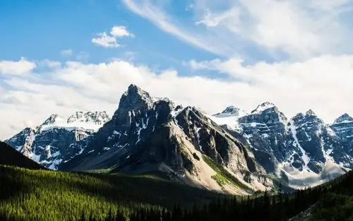 唯美冰碛湖唯美风景图片桌面壁纸