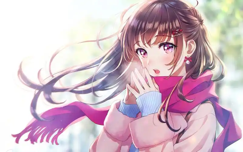 养眼动漫少女桌面壁纸