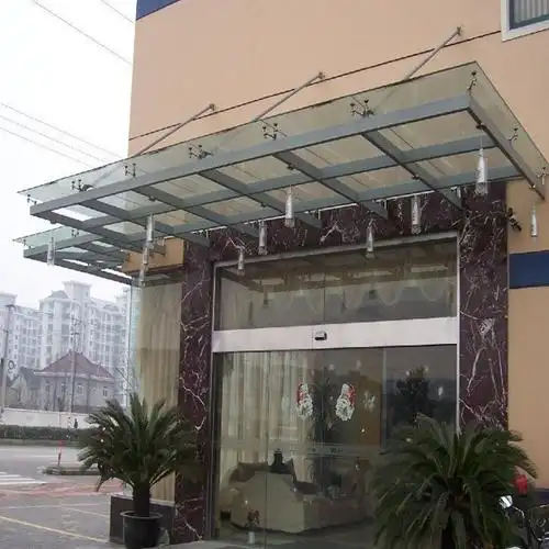 公司乐山分公司长期定制  玻璃雨棚 钢结构玻璃雨棚 铝合金玻璃雨棚