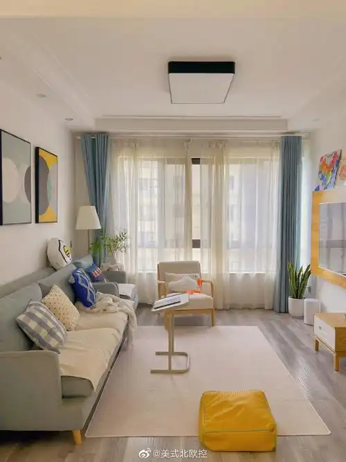 3室2厅,普通而温馨的75平混搭风小家#小户型装修