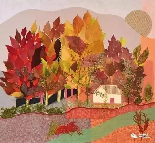 秋季手工作业不用愁创意无限的树叶拼贴画帮你搞定它