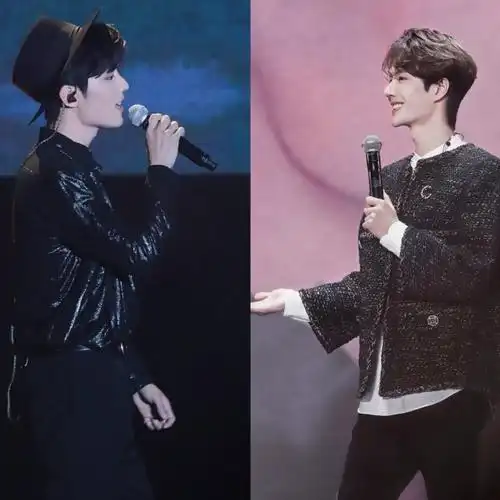 博君一肖超话0392#博君一肖#博肖陈情令泰国见面会双人造型合集