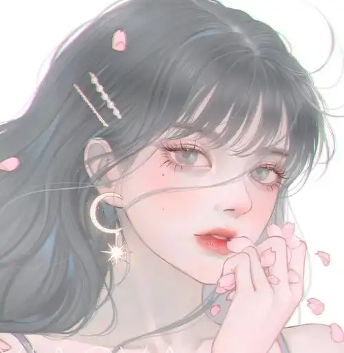 气质美女头像微信手绘女气质头像头像手绘女生简单气质手绘现代气质