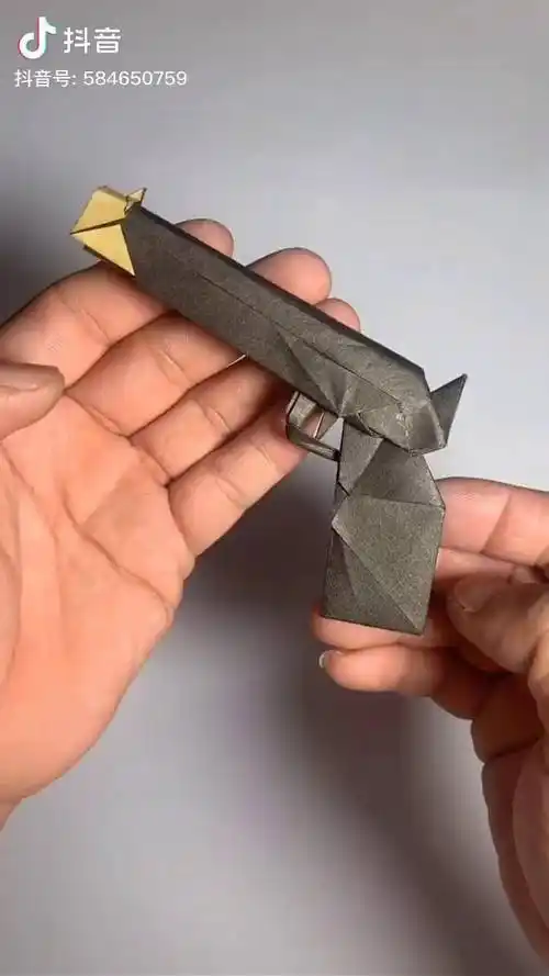 手枪折纸 上热门