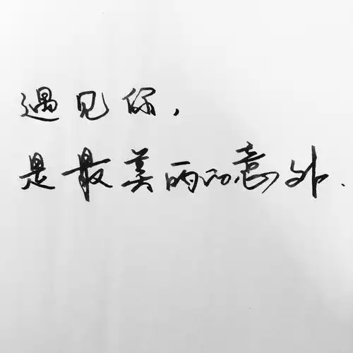 遇见你是最美丽的意外